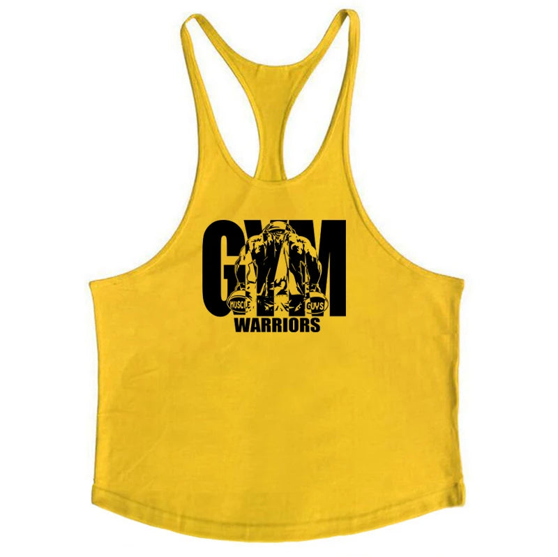 Men's Fitness Bodybuilding Cotton Tank Tops
