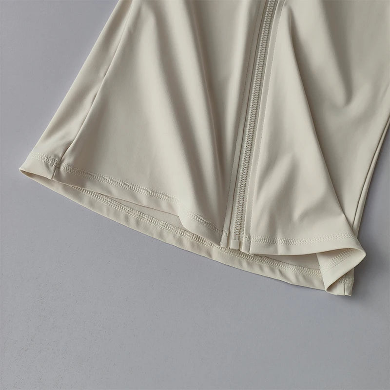 Yoga Suit Women's High-end Standing Collar Long Sleeved Sports Jacket