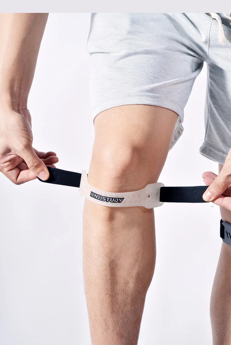 Adjustable PVC Knee Patellar Band Tendon Support Brace for Sports