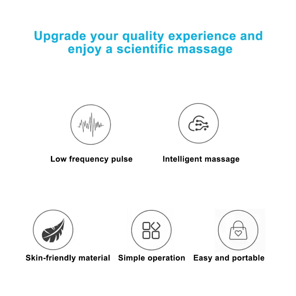 Mini Neck Massager Portable Electric Relief Device