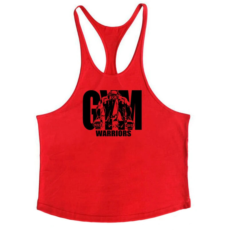Men's Fitness Bodybuilding Cotton Tank Tops