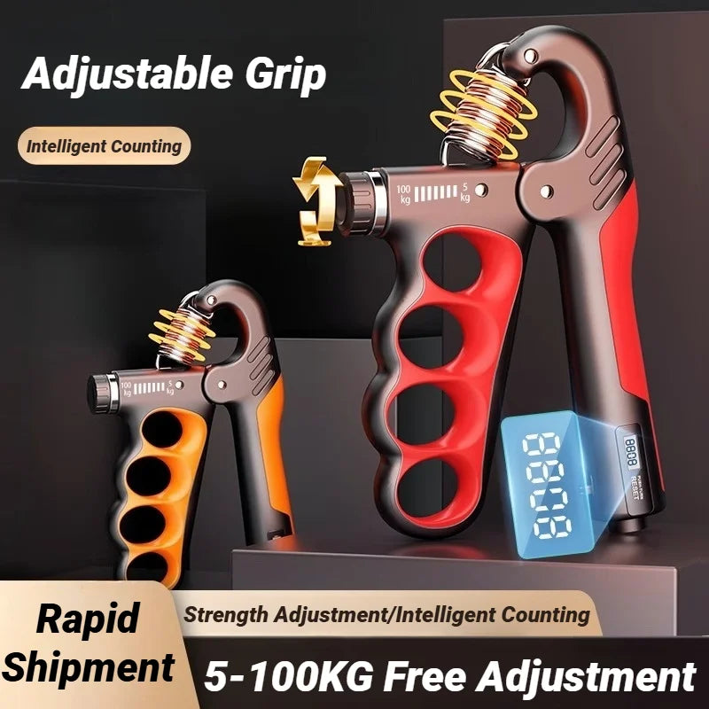 5-100KG Electronic Counting Adjustable Grip For Hand Muscle Strength