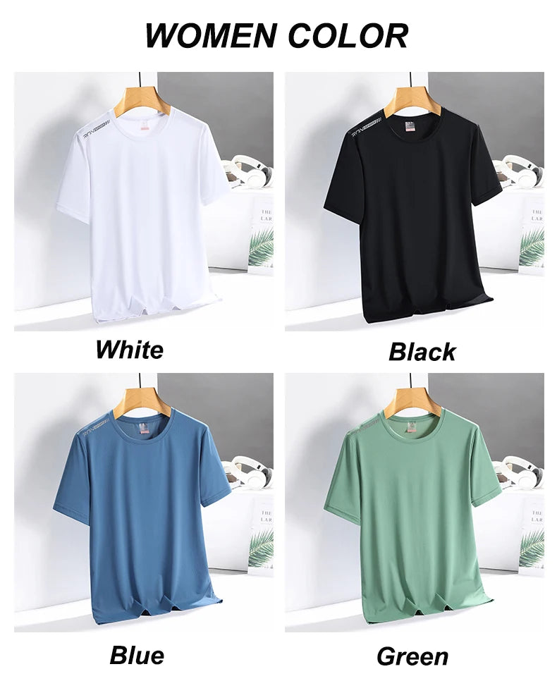 Women's Set Shorts And T-Shirt For Fitness And Exercise