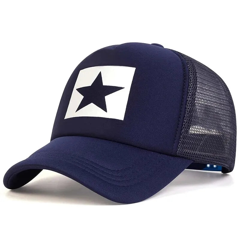 Star Printed Baseball Cap