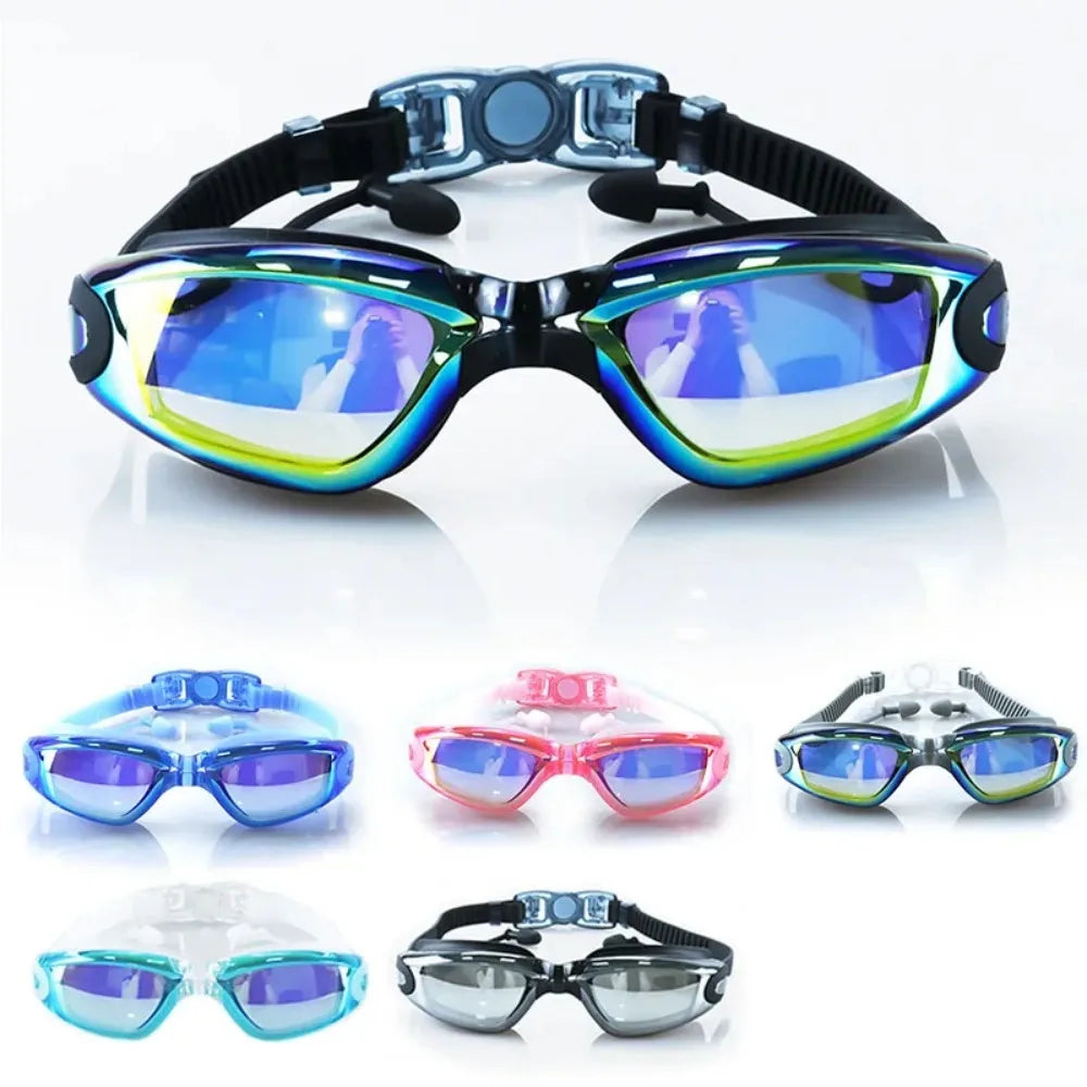 Swimming Goggles Anti Fog Men Women UV Protection Eyewear