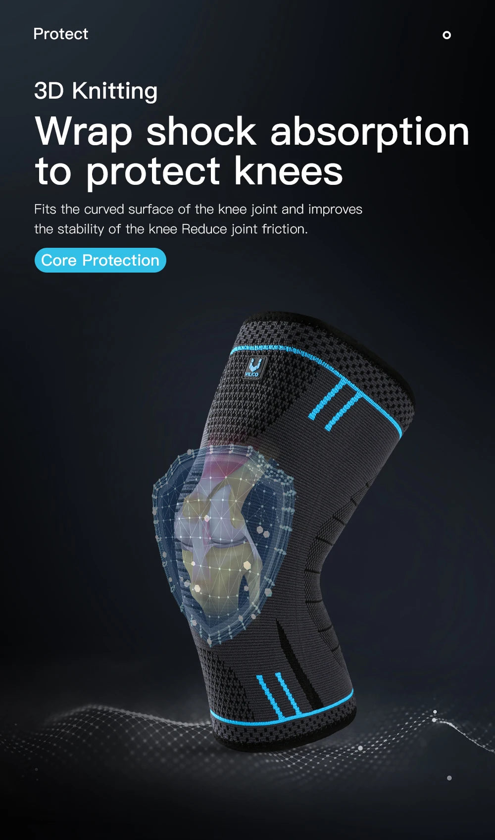 Professional Knee Support Compression Brace