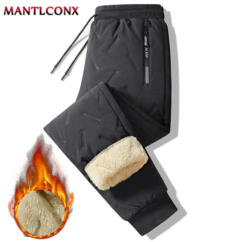Thick Warm Winter Sweatpants for Men Thermal Trousers