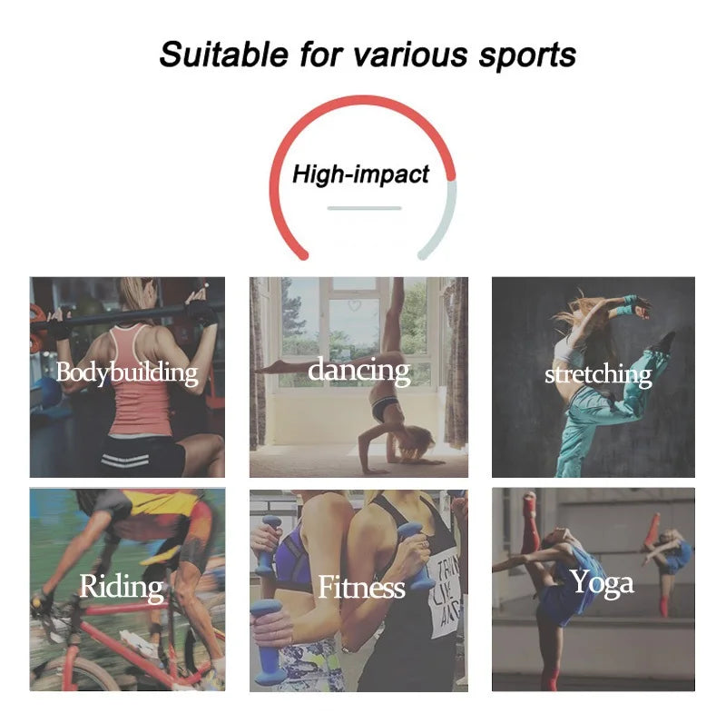 Solid Color High Waist Yoga Leggings For Women