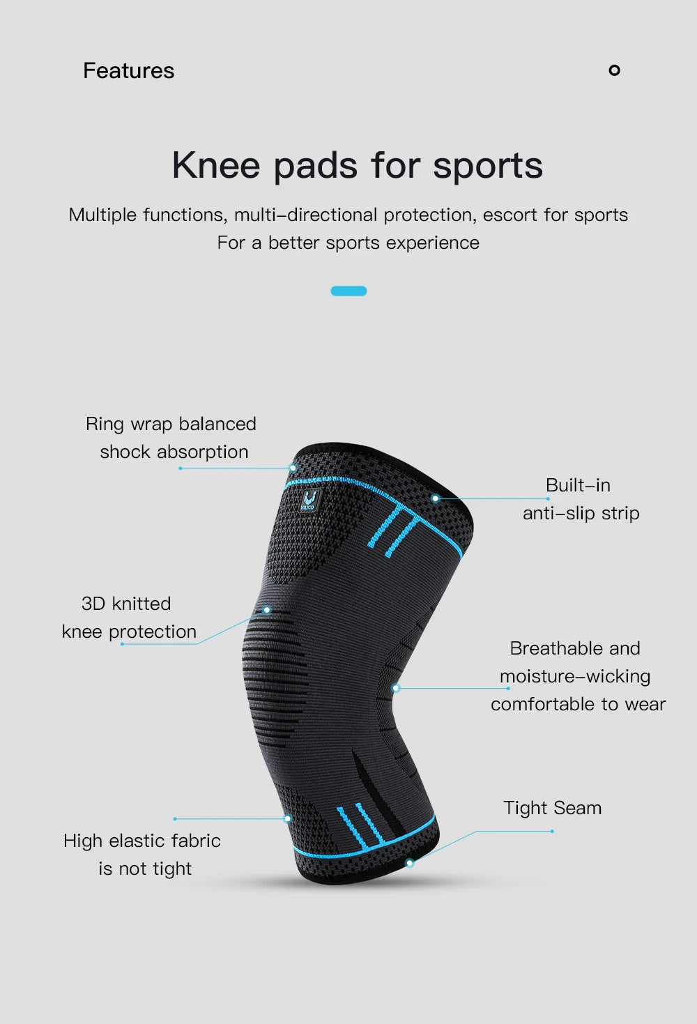 Professional Knee Support Compression Brace