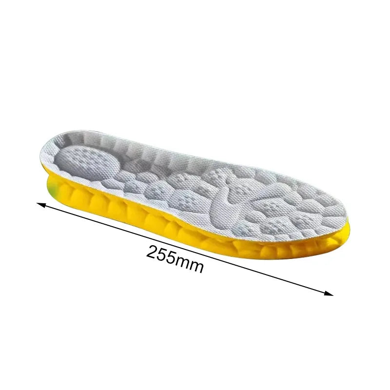 4D Cloud Technology Sports Insoles for Shoes Breathable Shock Absorption Cushion Running Insoles