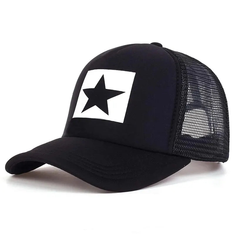 Star Printed Baseball Cap