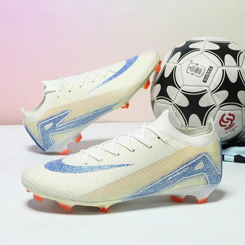 Men and Women Professional Training Football Cleats Ultralight Soccer Shoes