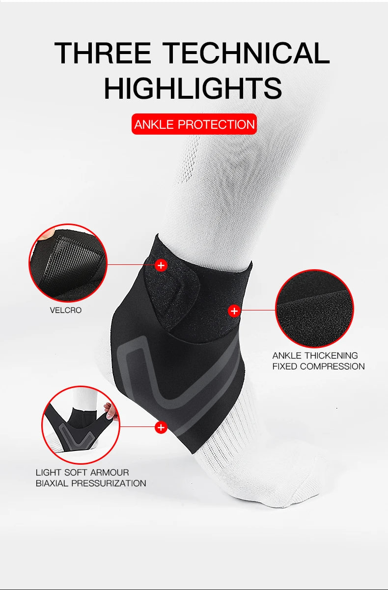 Ankle Support Elastic Breathable Ankle Brace Adjustable Compression Brace