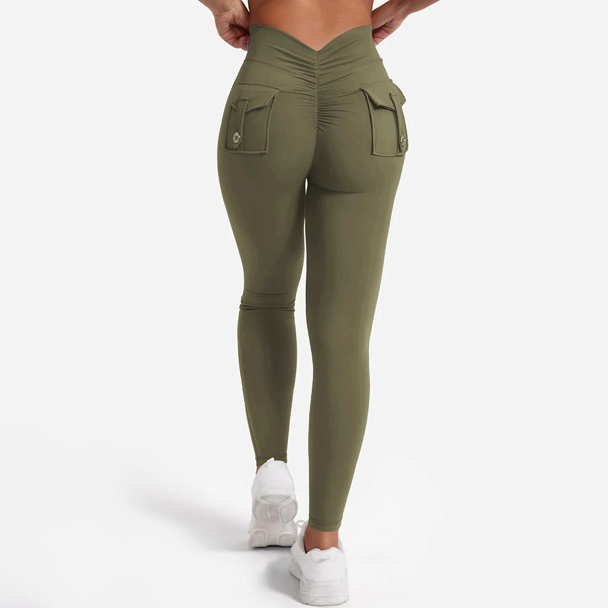Women's Yoga Leggings With Buttocks Pocket