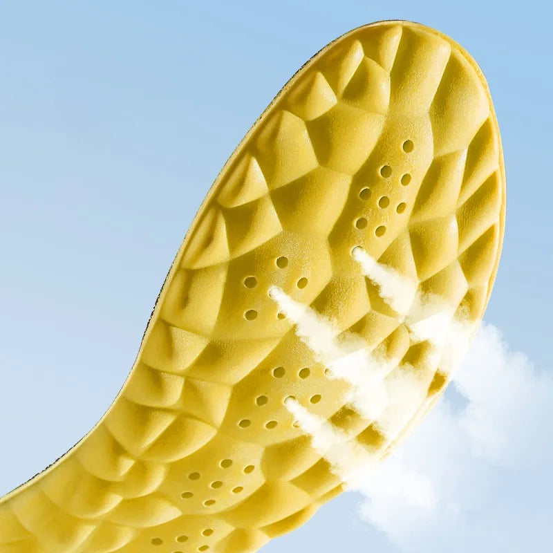 4D Cloud Technology Sports Insoles for Shoes Breathable Shock Absorption Cushion Running Insoles
