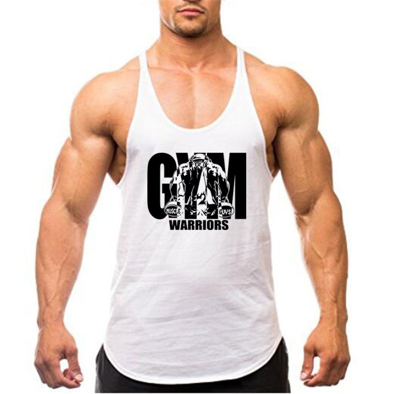 Men's Fitness Bodybuilding Cotton Tank Tops