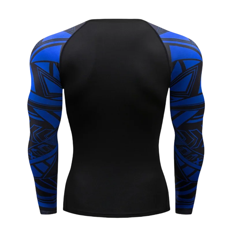Gym Compression Dry Fit Men's Long Sleeve Fitness T-shirt