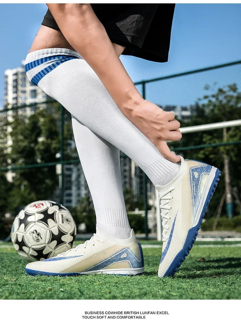 Men and Women Professional Training Football Cleats Ultralight Soccer Shoes