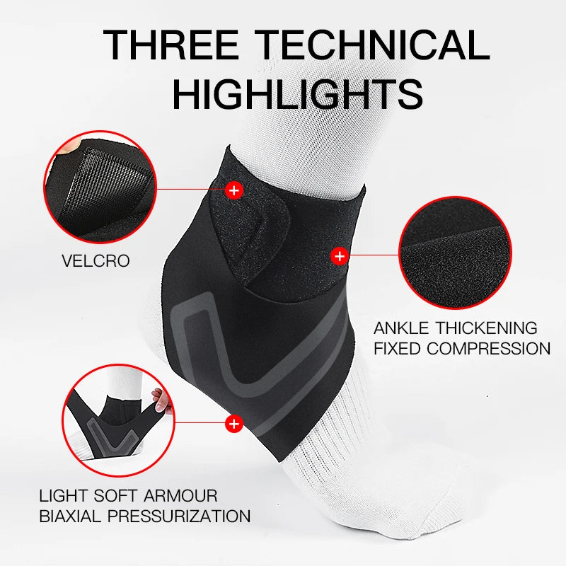 Ankle Support Elastic Breathable Ankle Brace Adjustable Compression Brace