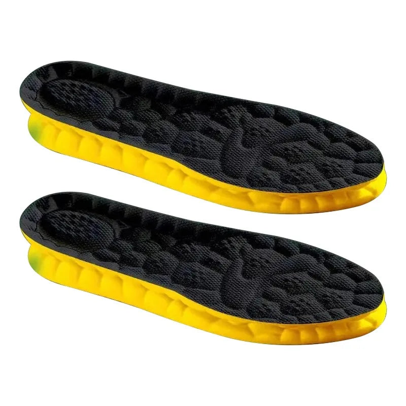 4D Cloud Technology Sports Insoles for Shoes Breathable Shock Absorption Cushion Running Insoles