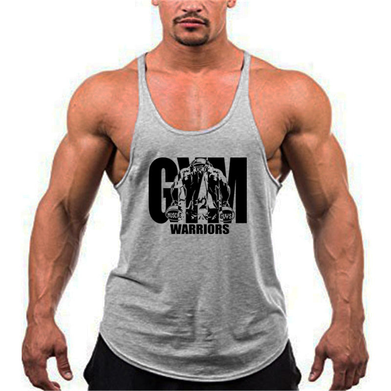 Men's Fitness Bodybuilding Cotton Tank Tops